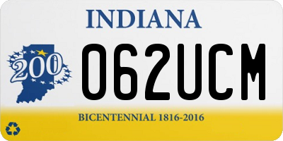 IN license plate 062UCM