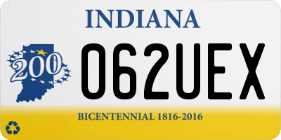 IN license plate 062UEX