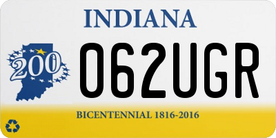 IN license plate 062UGR
