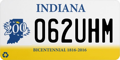 IN license plate 062UHM