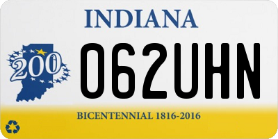 IN license plate 062UHN