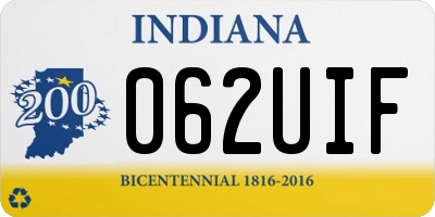 IN license plate 062UIF