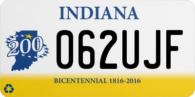 IN license plate 062UJF