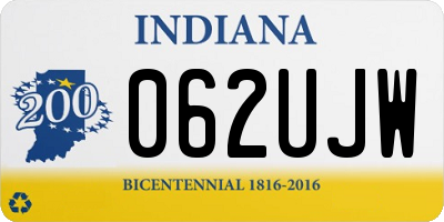IN license plate 062UJW