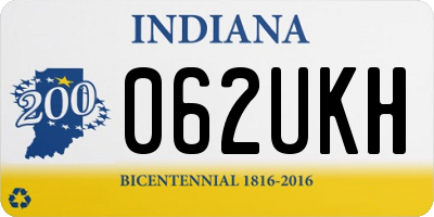 IN license plate 062UKH