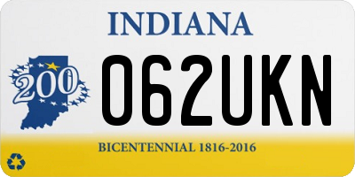 IN license plate 062UKN