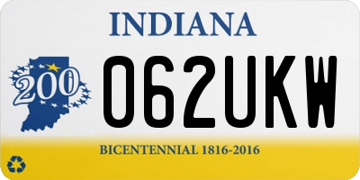 IN license plate 062UKW