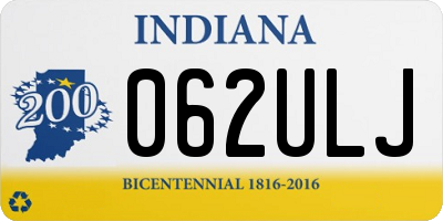 IN license plate 062ULJ