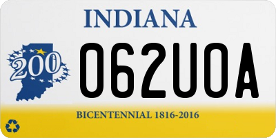 IN license plate 062UOA