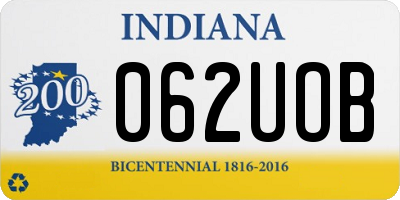 IN license plate 062UOB