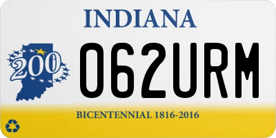 IN license plate 062URM