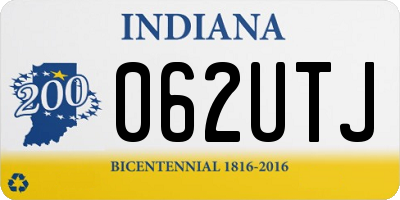 IN license plate 062UTJ