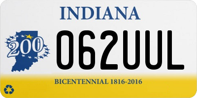 IN license plate 062UUL