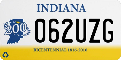IN license plate 062UZG