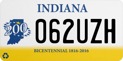 IN license plate 062UZH