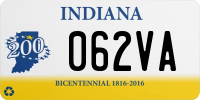 IN license plate 062VA