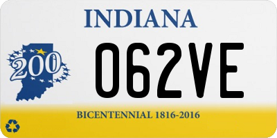 IN license plate 062VE