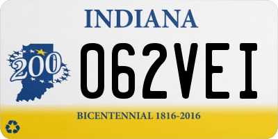 IN license plate 062VEI