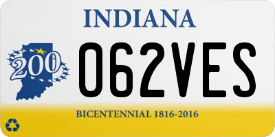 IN license plate 062VES