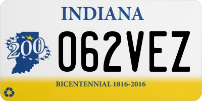 IN license plate 062VEZ