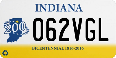 IN license plate 062VGL