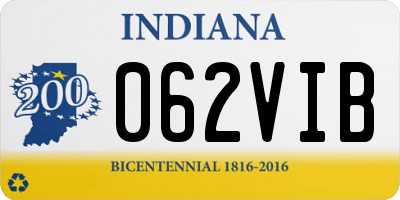 IN license plate 062VIB