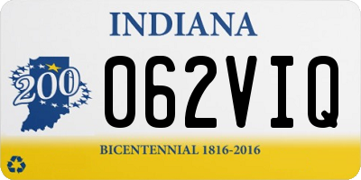IN license plate 062VIQ