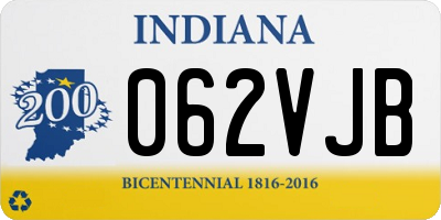 IN license plate 062VJB