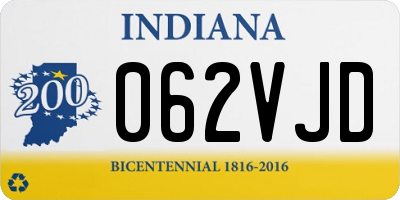 IN license plate 062VJD