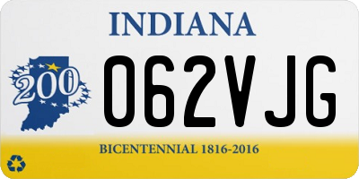 IN license plate 062VJG