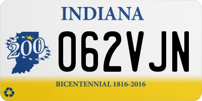 IN license plate 062VJN