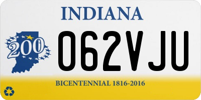IN license plate 062VJU