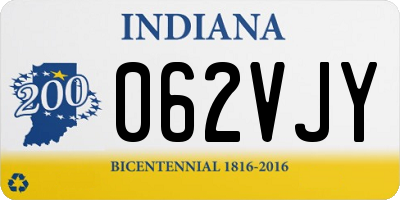 IN license plate 062VJY