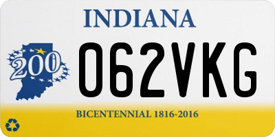 IN license plate 062VKG