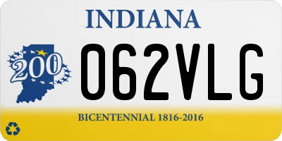 IN license plate 062VLG