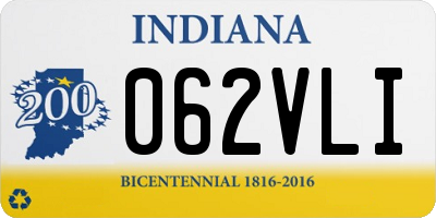 IN license plate 062VLI