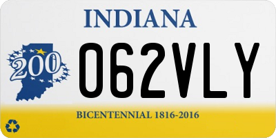 IN license plate 062VLY