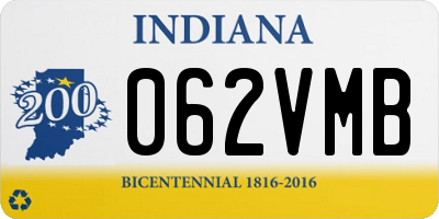 IN license plate 062VMB