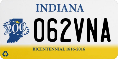 IN license plate 062VNA