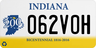 IN license plate 062VOH
