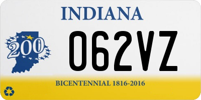 IN license plate 062VZ