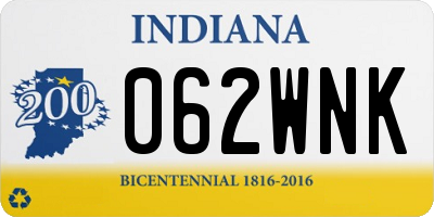 IN license plate 062WNK
