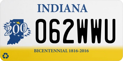 IN license plate 062WWU
