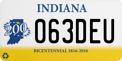 IN license plate 063DEU