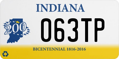 IN license plate 063TP