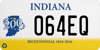 IN license plate 064EQ