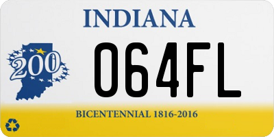 IN license plate 064FL