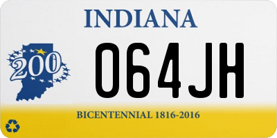 IN license plate 064JH