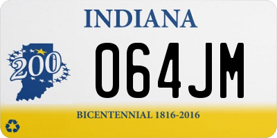 IN license plate 064JM