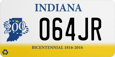 IN license plate 064JR